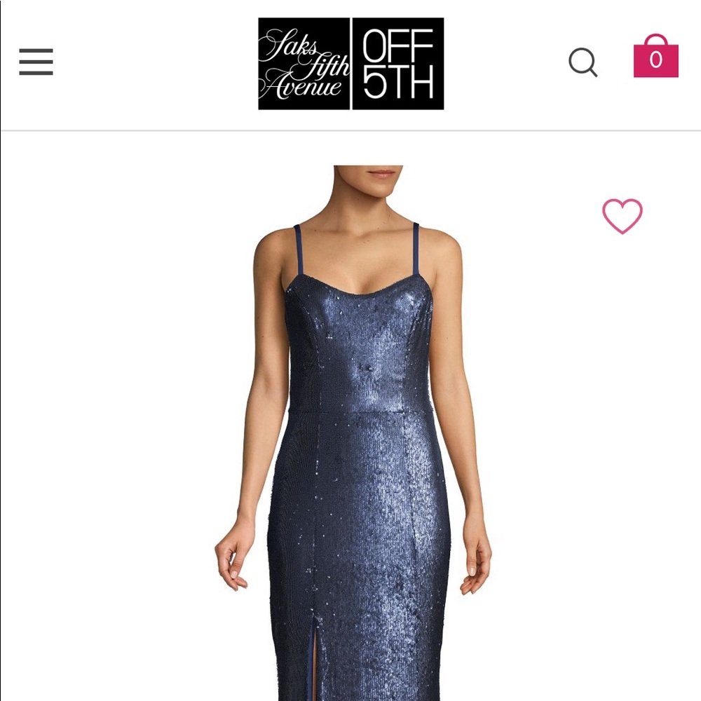 Navy Sequin Dress